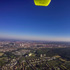 Aussicht aus dem X-Citor über Dammerstock Weiherfeld und Karlsruhe