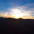 Sonnenuntergang bei den Pfälzer Bergen